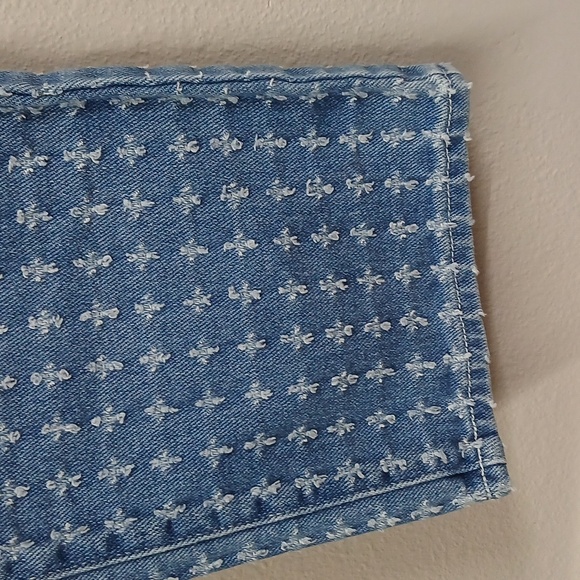 Nwot PacSun Medium Blue Distressed Dad Jeans Size 24 - Picture 5 of 13